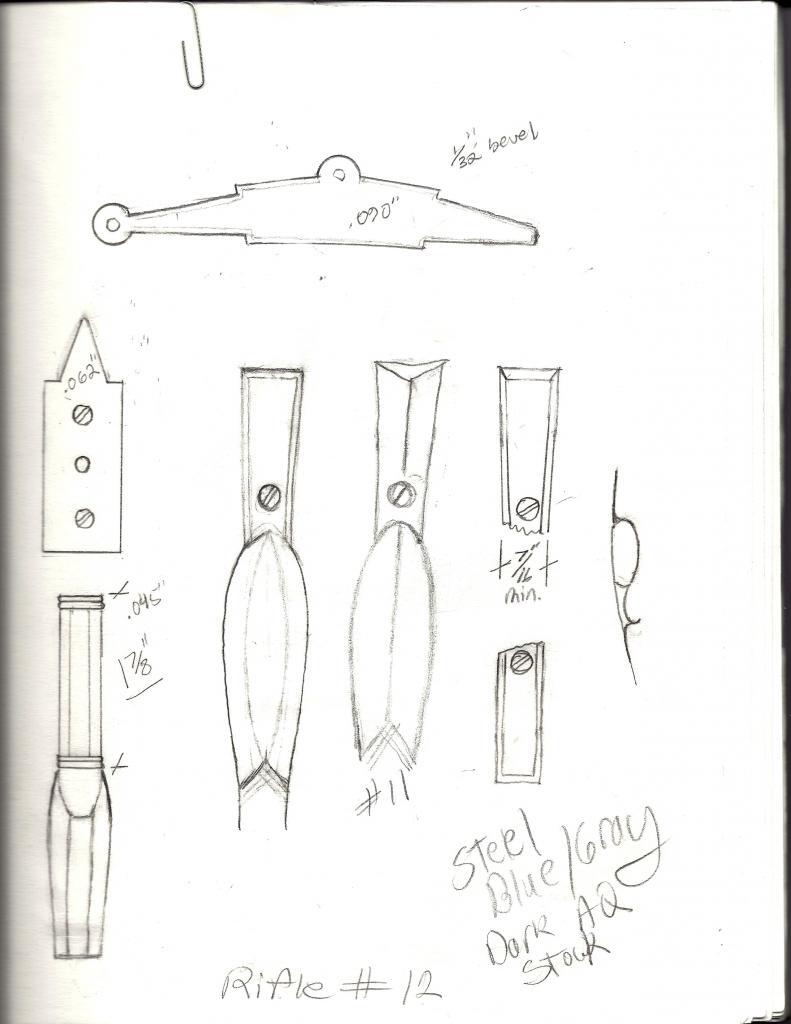 mounts_sketch Working sketches of Virginia longrifle mounts.