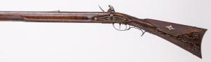 Rifle #12, fantasy chunk gun after 1800 Rockbridge Co, VA,half length, left side