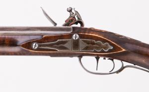 Rifle #12, fantasy chunk gun after 1800 Rockbridge Co, VA,sideplate