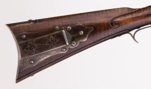 Rifle #12, fantasy chunk gun after 1800 Rockbridge Co, VA, patchbox
