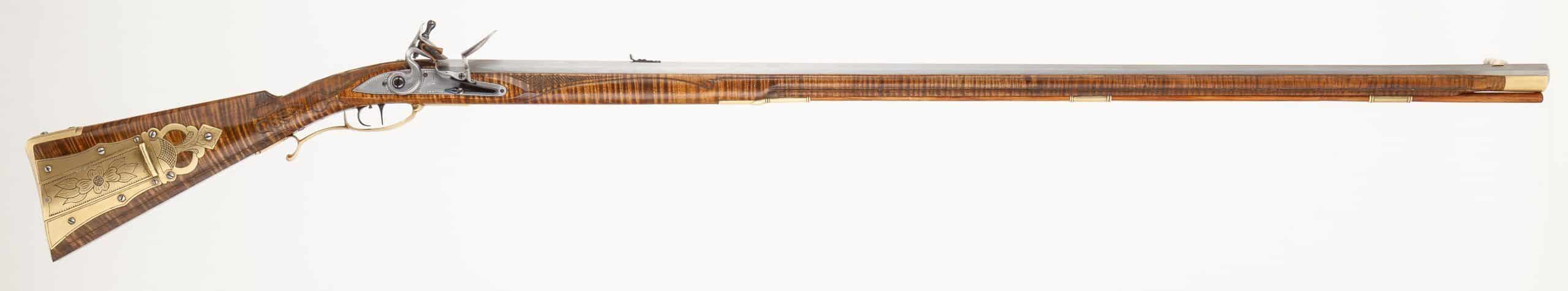 early Virginia flintlock rifle